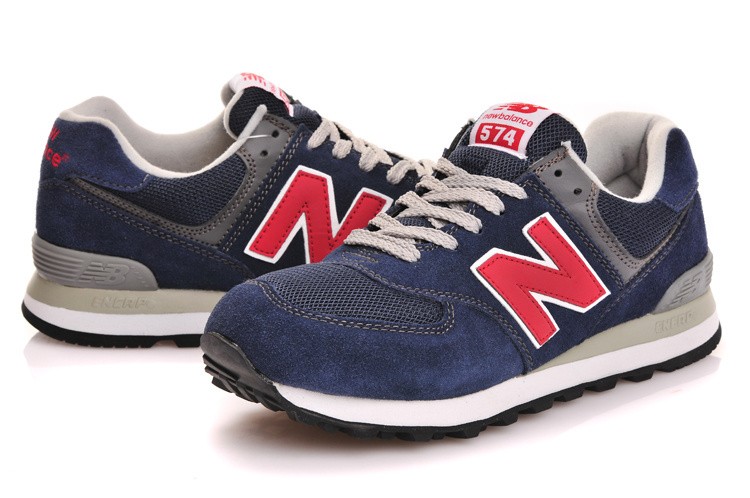 new balance 574 marine rouge